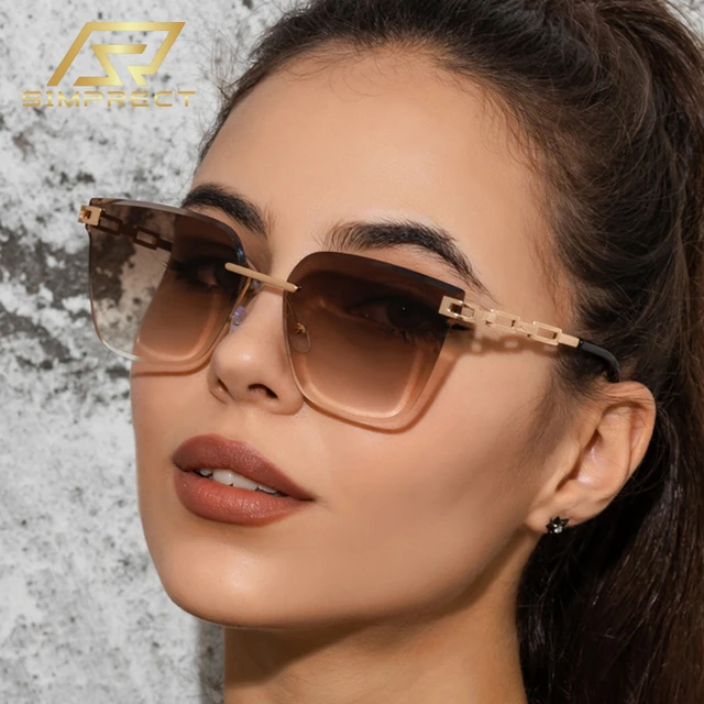 SIMPRECT Polarized Sunglasses For Men 2023 Luxury Brand Designer Square Sun  Glasses Fashion Vintage Retro UV400 Shades For Women - AliExpress