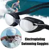 Swimming Goggles For Adult Men And Women High-Definition Waterproof And Anti Fog Electroplating Large Frame Swimming Goggle T6D3 3