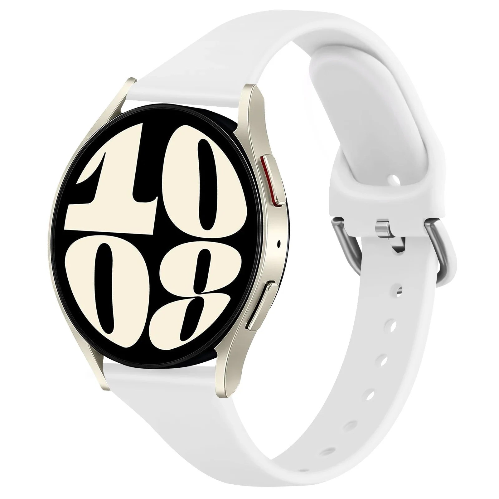 Slim Silicone Watch Band - 20mm Strap