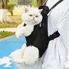 Outdoor Small Pet Dogs Cats Carrier Backpack Portable Breathable Double Shoulder Mesh Carrier Camping Hiking Travel Bag Backpack