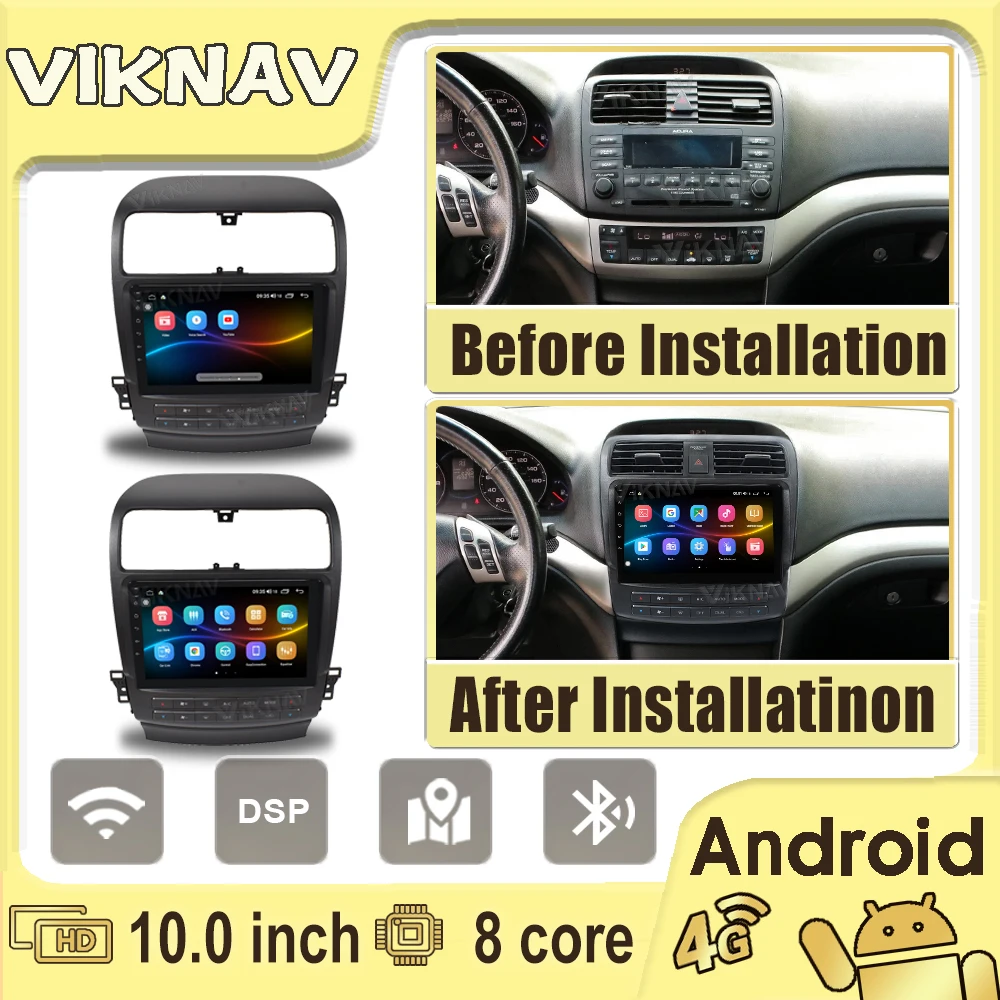 

Для Honda Acura TSX 2003 2004 2005 2006 2007 2008 2009 2010 2011 2012 HD экран Android CarPlayer GPS аудио Радио Стерео GPS
