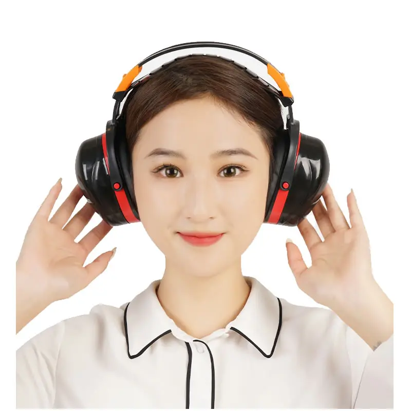 Anti-Noise Safety Earmuffs 6 Gear Adjustable Over-Head SNR30 Ear Protector For Work Study Shooting Drumming Hearing Protection