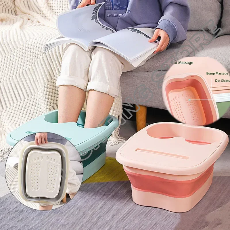 Foldable Foot Bath Foldable Footbath Massage Bucket Spa Basin