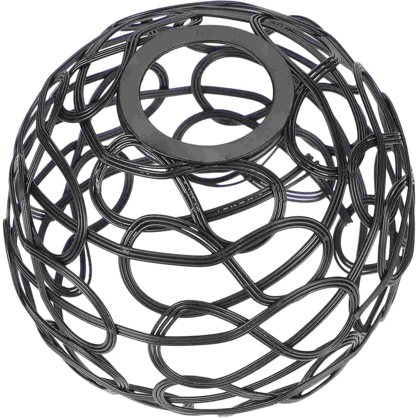 

Industrial Light Bulb Cage Diy Vintage Style Light Cage Lamp Guard Iron Chandelier Lamp Shade Replacement Pendant Light Wall