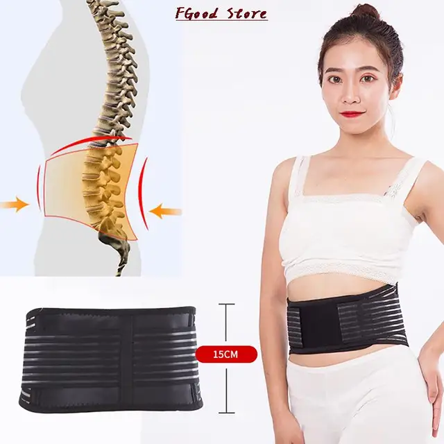 Tourmaline Mágneses Derék Zárójel -Tartószalag Önfűtés Alsó Háttámlát Támogatja Az Újrafelhasználható Hőcsomagot