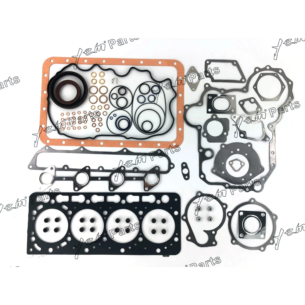 

Для двигателя Kubota V3300 V3300DI полный комплект прокладок 16 клапанов