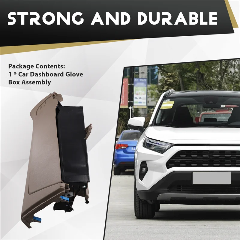 Car Dashboard Glove Box Assembly Storage Box Cover Toolbox Cover For Toyota RAV4 2005-2012