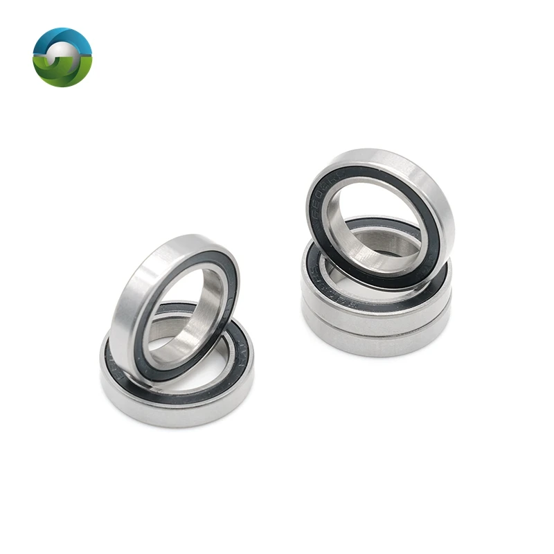 

6802 2RS Bearing 15*24*5 mm 6Pcs ABEC-7 C2 Metric Thin Section 61802RS 6802 RS Ball Bearings 6802RS