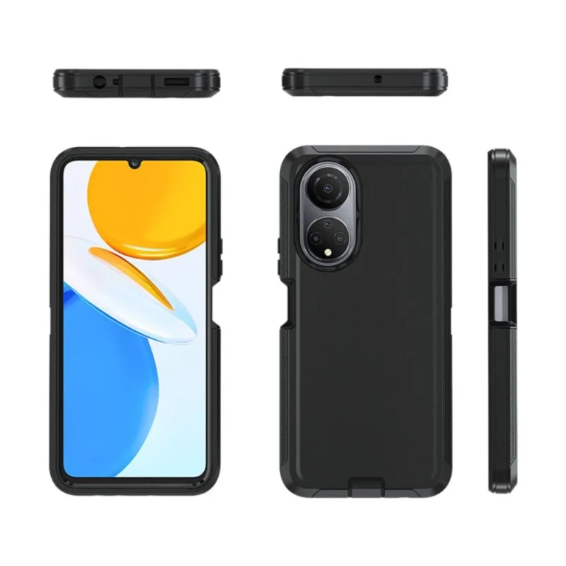 Durable Hybrid Armor Case with Clip and 3-Layer Protection Cover