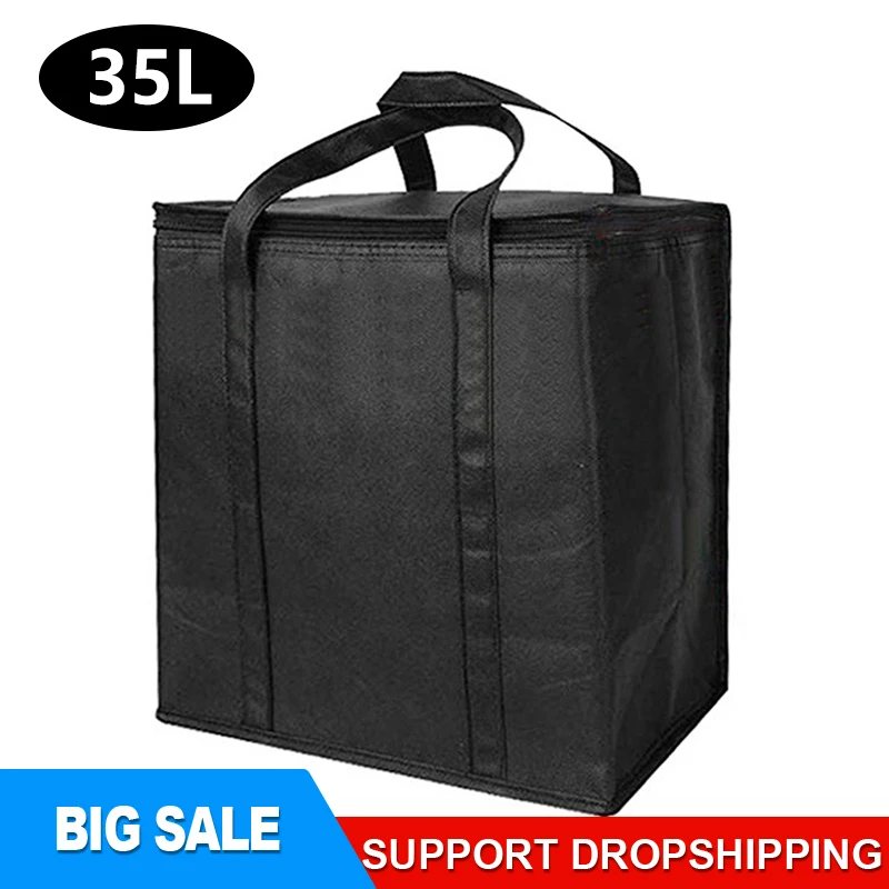 35L Extra Large Insulated Cooler Cool Bag Food Drink Storage Cooler Bag