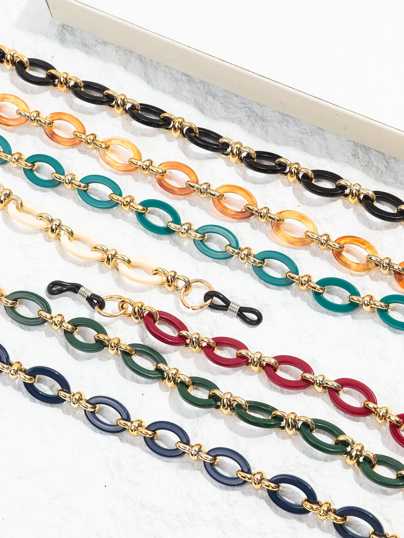 70 cm Vintage Acryl Brillenkette für Männer Frauen Mode Sonnenbrillenketten Lanyard Umhängeband Seil Brillenhalter Kordel 2024 – Detail 12