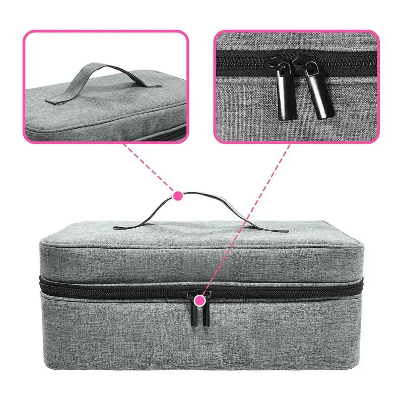 Fasrom Custodia da viaggio compatibile con Dyson Airwrap Muilti Styler Complete e Shark FlexStyle Air Styling & Drying System, borsa per conservare Airwrap Style e accessori per capelli, Nero