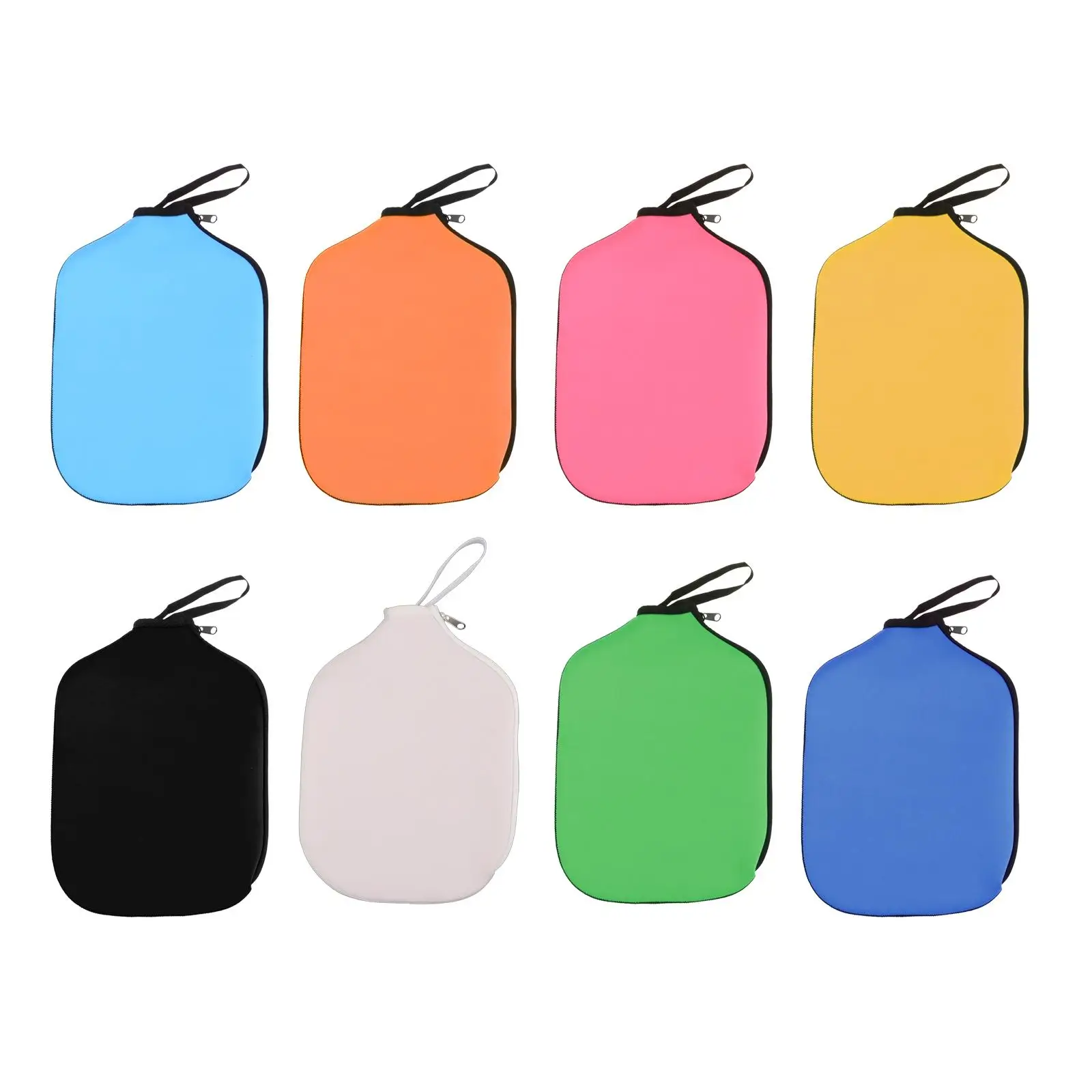Pickleball Racket Cover Supplies Protector Storage Holder Racket Protection for Training Sports Practice Gift with Handle Strap