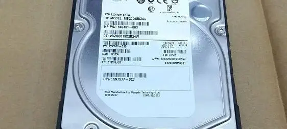For AW556A 601778 001 601778 002 2T 7 2K MSA2000 server hard disk