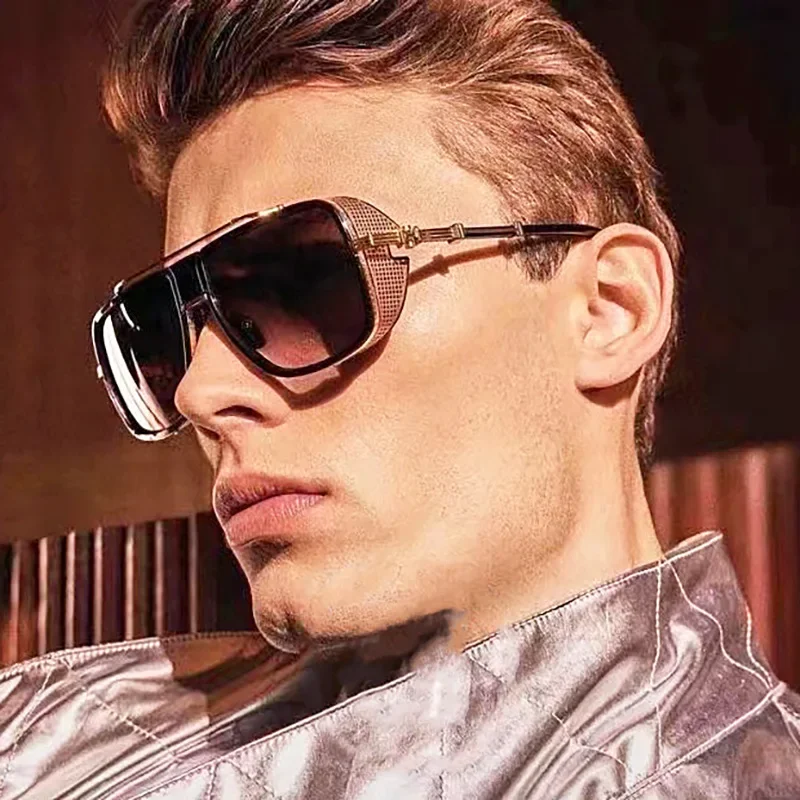 

Luxury brand of Oversized Men and women sunglasses Metal frame Fashion Design sunglasses wholesale UV400