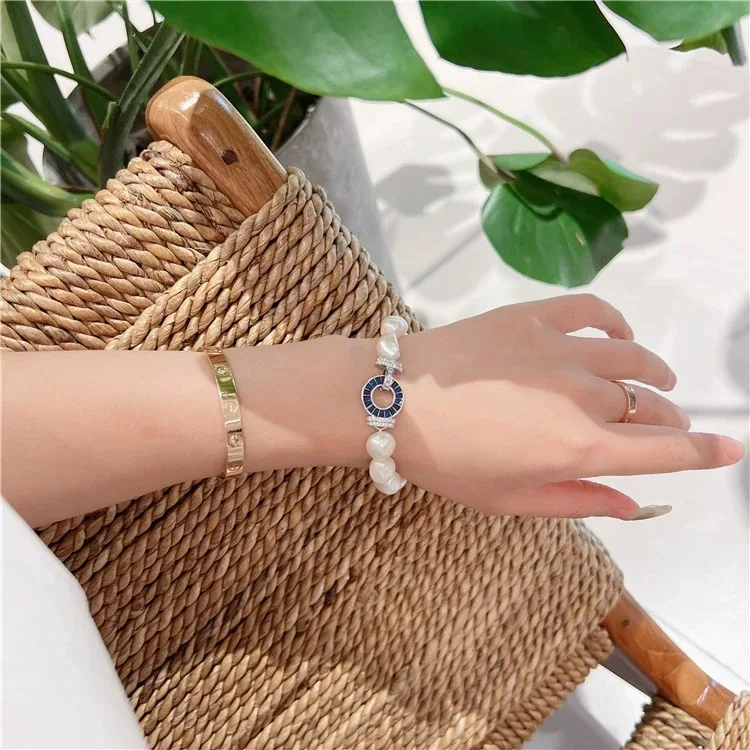 Natural Baroque Shaped Pearl Bracelet