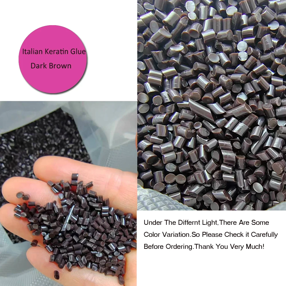 Keratina 25G Italian keratin glue grain Hard Keratin glue Pellet Italian Keratin Glue Hair Bonding Glue For Extensions