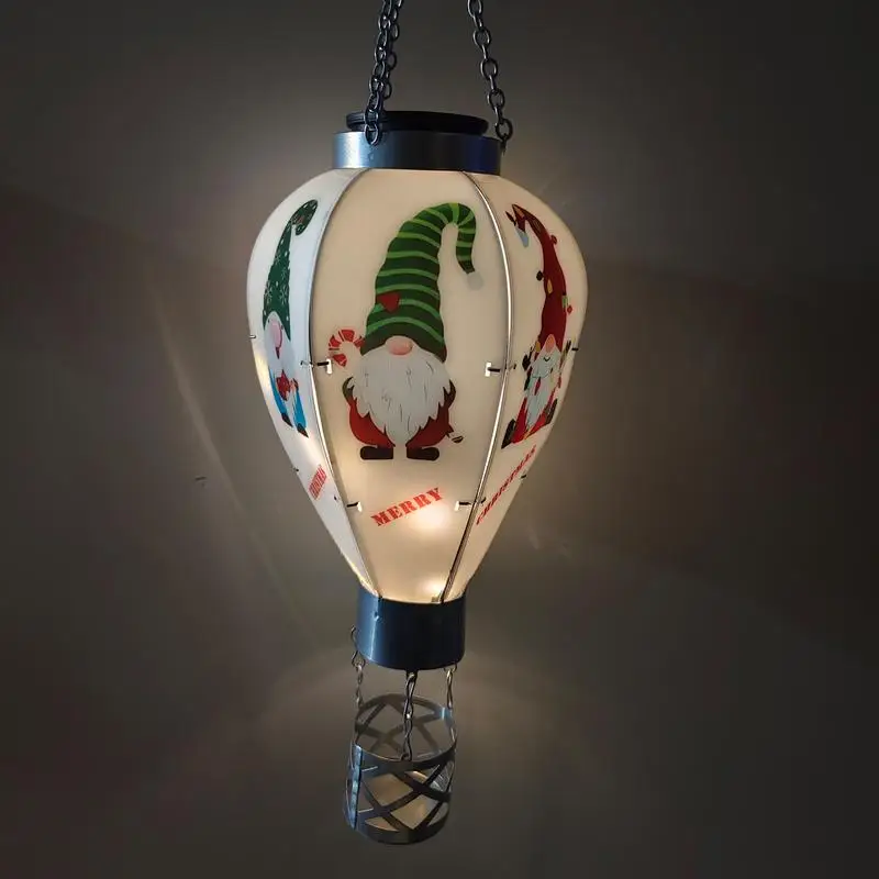 

Hot Air Balloon Solar Lantern Hanging Solar Lantern Decorative LED Lantern Solar Lights Automatic Induction Christmas Lighting