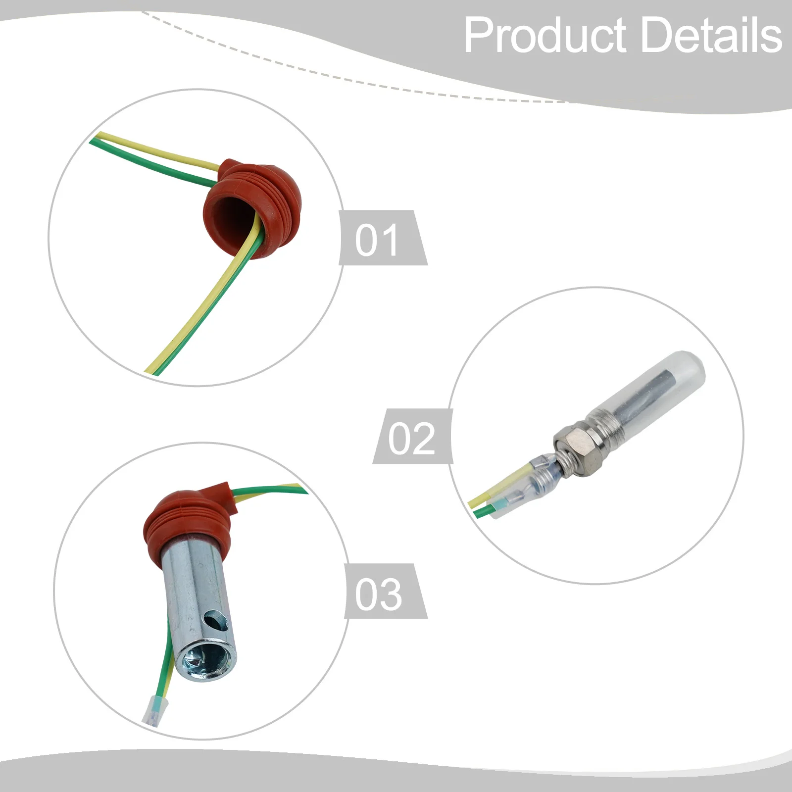 9pcs Parking Heater Glow Diesel Auxiliary Heater Compatible 12V-2KW/5kW/8kW Car Air Diesel Gasket Glow -Plug Kit