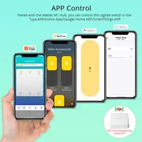 Yagusmart Zigbee US Smart Switch Push Button Light Switch Neutral Optional Work with Tuya Home Google Home SmartThings APP - Image 2