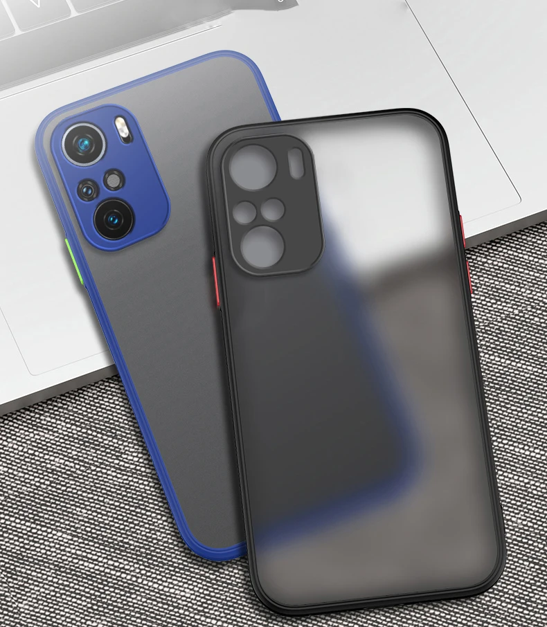 Stoßfeste Rüstungstelefonhülle für Xiaomi Mi 11 Ultra 11T 12 12X POCO F3 X3 M4 Redmi Note 11 11S 10 10S 9S 9 Pro Matte Rückseite_voghion.com
