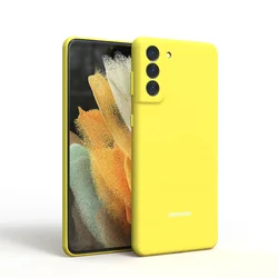 Silky Silicone Soft-Touch Protective Case Cover for S10Plus (Yellow)