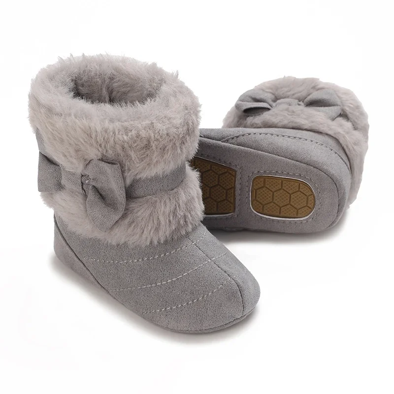 Gummi Nicht-slip Stiefel Winter Neugeborenen Baby Baumwolle Booties Nicht-Slip Sohle Kleinkind Junge Mädchen Erste Wanderer Infant warme Schuhe Stiefel – Detail 20