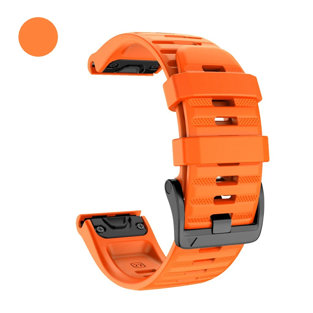 Silicone Sport Bracelet with Quick Release - 22/26mm Band
