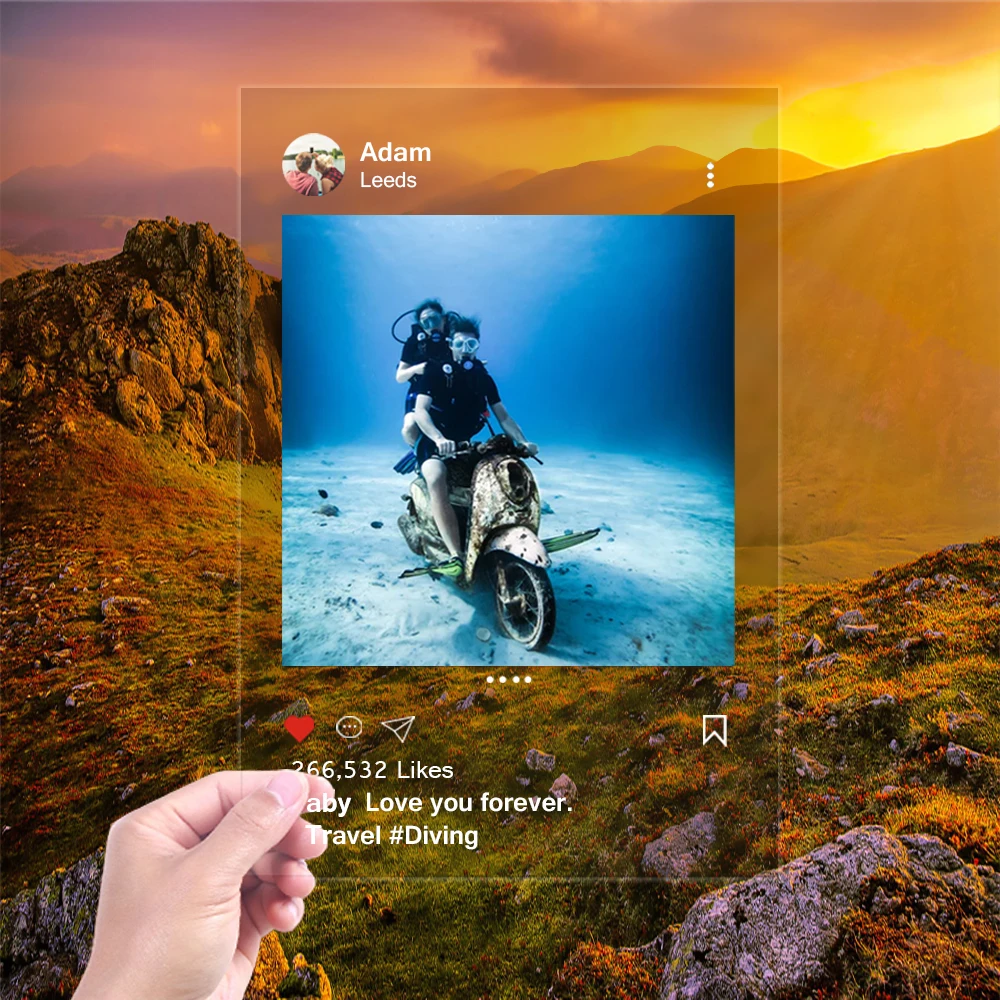 

Esspoc Custom Ins, Facebook Picture Album Personalized customized Gift Wedding Birthday Creative Gifts Wholesale Dropshipping