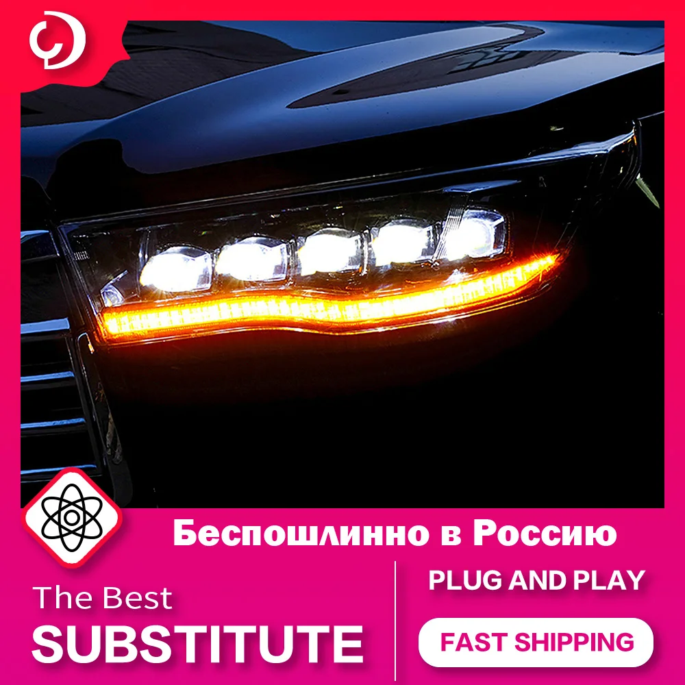 

AKD Car Styling Headlights for Toyota Highlander Headlights 2018-2021 New Kluger RDL LED Headlight DRL Head Lamp Led Projector