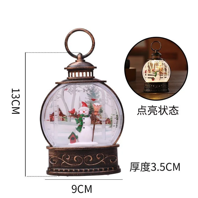 Battery Operated Christmas Snow Globe Lantern  Snow Globe Lantern Red  Truck - Christmas Pendant & Drop Ornaments - Aliexpress