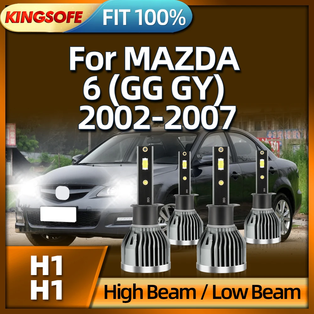

Roadsun H1 150W Led Lights 30000Lm Car Headlight Auto Lamp For MAZDA 6 GG GY 2002 2003 2004 2005 2006 2007