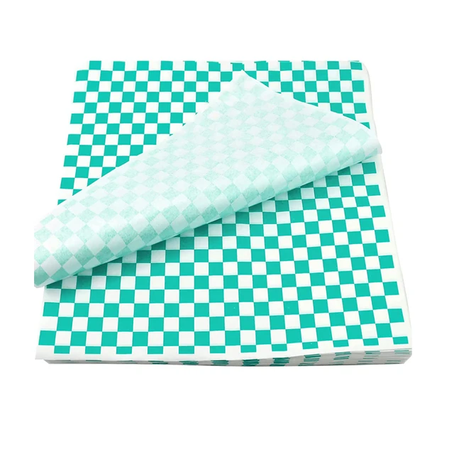 25-Pack Food Grade Wax Paper Wraps for Sandwiches, Burgers, and More