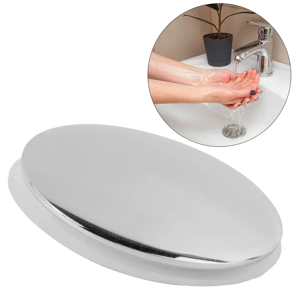 36mm Bathroom Basin Sink Up Drain Stopper Replacement Waste Plug Cap Easy Pop-Up Click Clack Chrome Wash Basin Sink Drainer