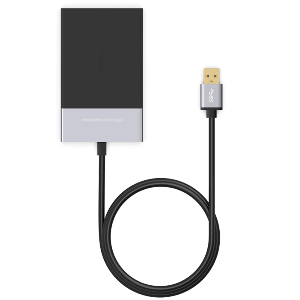 멀티 메모리 카드 리더기, USB 3.0, XQD, TF, 보안 디지털 카드, 2 포트 허브, 6 in 1