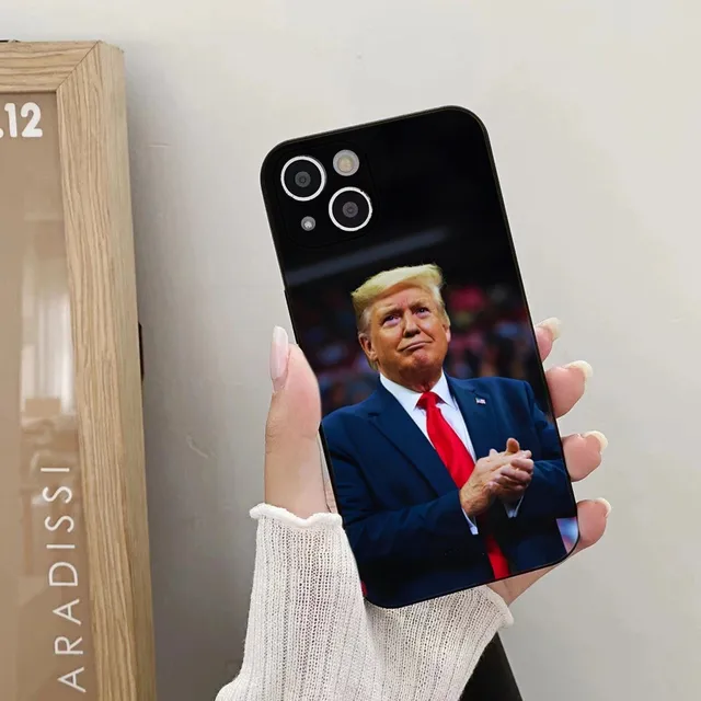 Donald Trump 2024 Phone Case For iPhone 16,15,14,13,12,11 Plus,Pro,Max,XR,XS,X,7,8 Plus,SE,Mini Silicone Soft 6