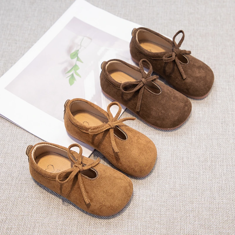 Girls birken shoes spring fall 2-16 years old lightweight soft children's leather leather shoes girls shoes