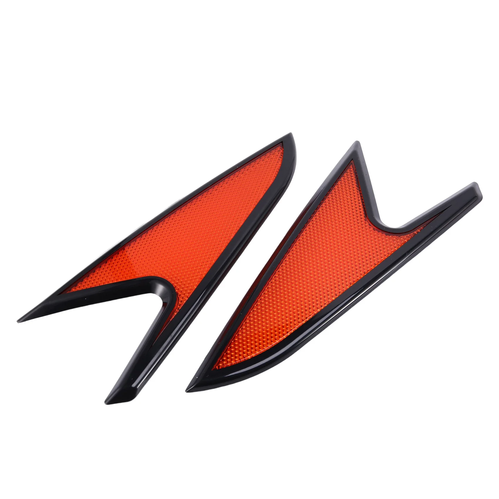 

For Tesla Model 3 2017-2022 Car Front Headlight Reflector Sticker Trim Accessories Red