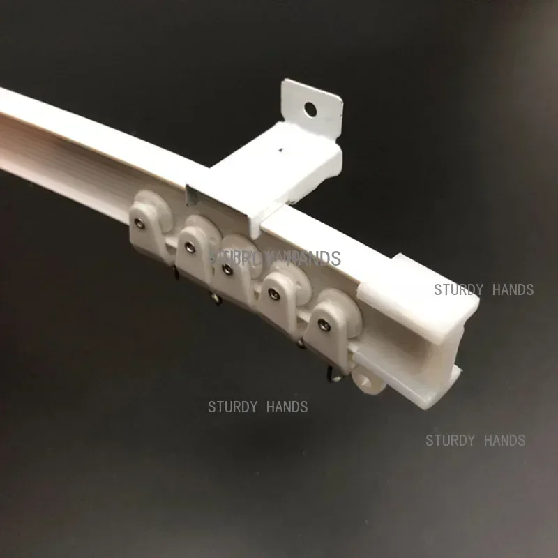 110 Ganci Per Tende Scorrevoli - In Plastica Bianca, 26 Mm, Per Binari, Facili Da Installare - Foto 8