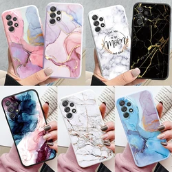 Case For Samsung Galaxy A32 4G A 32 5G Cover Protective TPU Fundas Fashion Marble Stone Texture Coque For Samsung A32 Capa Shell