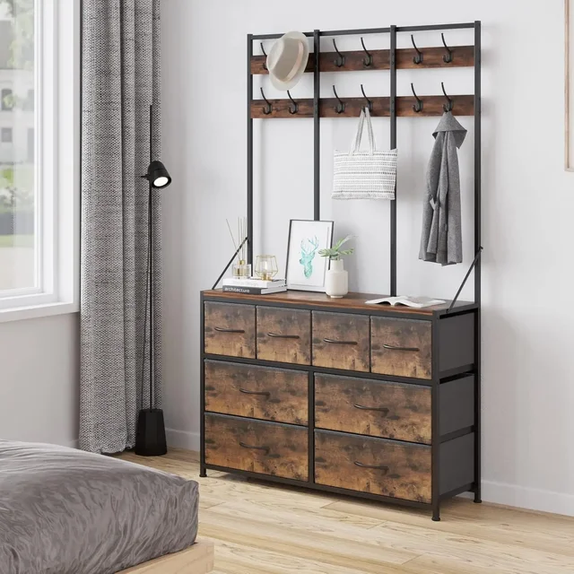 8-Drawer Fabric Dresser Rack 2