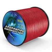 Ashconfish X8 Braid Fishing Line Super Strong 8 Strands 6LB-300LB Multifilament PE Line 100M Braided Line Fishing Not Fade Color 1