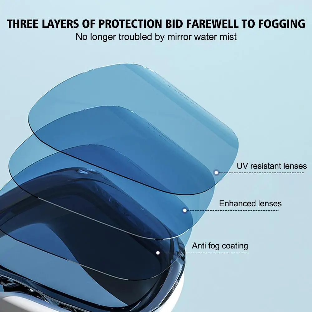 Adjustable Swimming Goggles Adults Big Frame With Earplugs Swim Glasses Men Women Professional HD Anti-fog Silicone Goggles 6