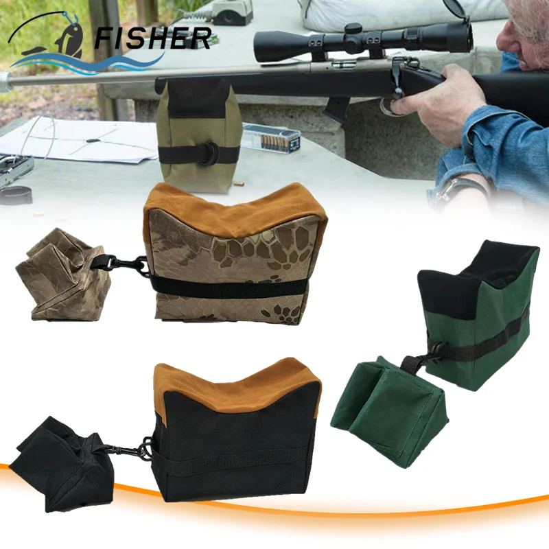 Hunting Shooting Bag Gun Front Rear Bag Target Stand Rifle Support Sandbag Bench Unfilled Outdoor Tack Driver Hunt Accessories