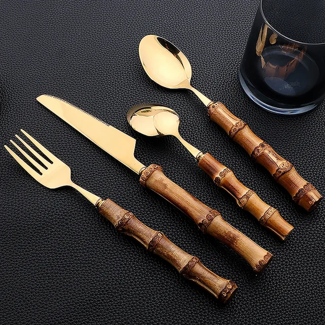 Bamboo Cutlery Set 3