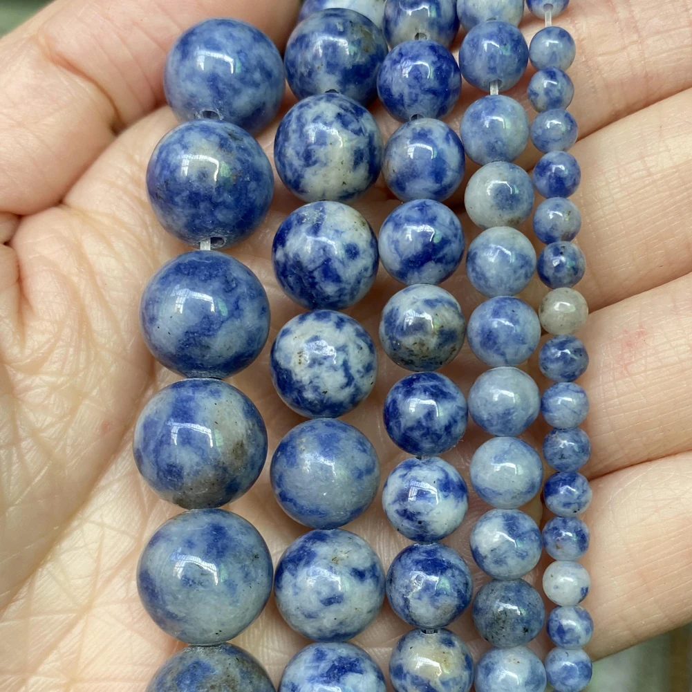 Natural Stone Beads Collection: Blue Chalcedony Crystal & Agate
