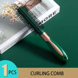 KLINA Anti-Static Hair Massage Brush - Detangling & Styling Tool (Curling Comb)