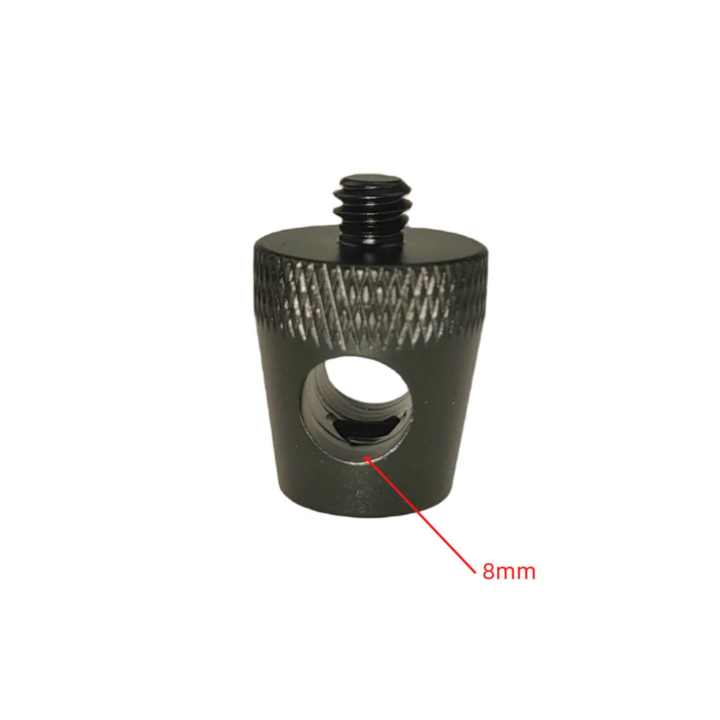 1/4" Screw for 8mm/12mm Camping Desktop Light Stand 2Pcs