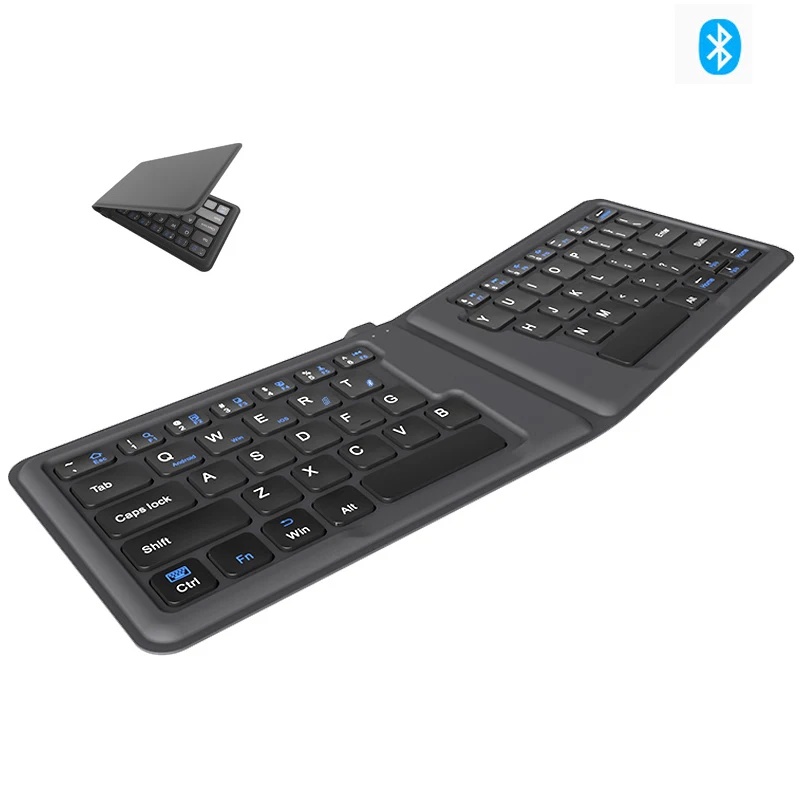 Missgoal-teclado sem Fio Dobrável Bluetooth Recarregável Ergonômico Portátil para Laptop pc - Imagem 2