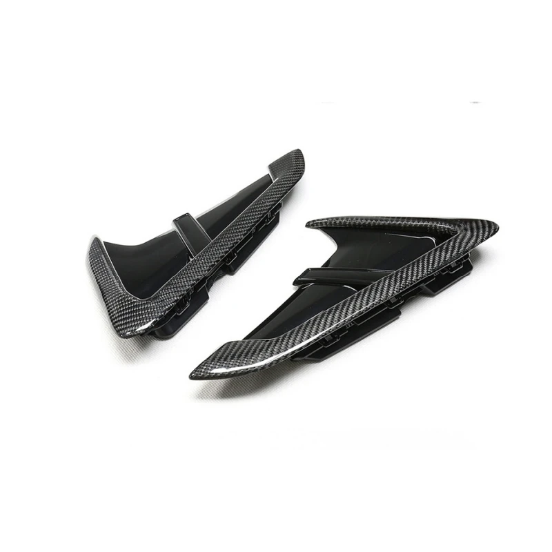 

Real Carbon fiber Shark Gills Front Fender Side Air Flow Vent Cover Trim ABS for BMW X3 G01 X4 G02 X3M X4M Replacement update